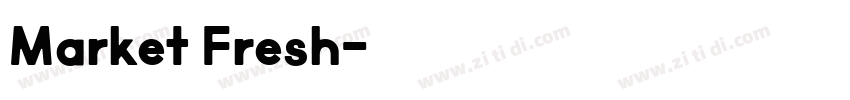 Market Fresh字体转换